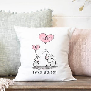 Push Present For Mom, Mommy And Me Pillow, Gift From Husband For New Mother, Expecting Mom Gift Ideas, Expectant Parent Throw Home Decor