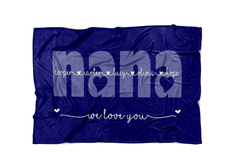 Mimi Gifts Mimi Blanket Throw Personalized Grandma Gifts Etsy