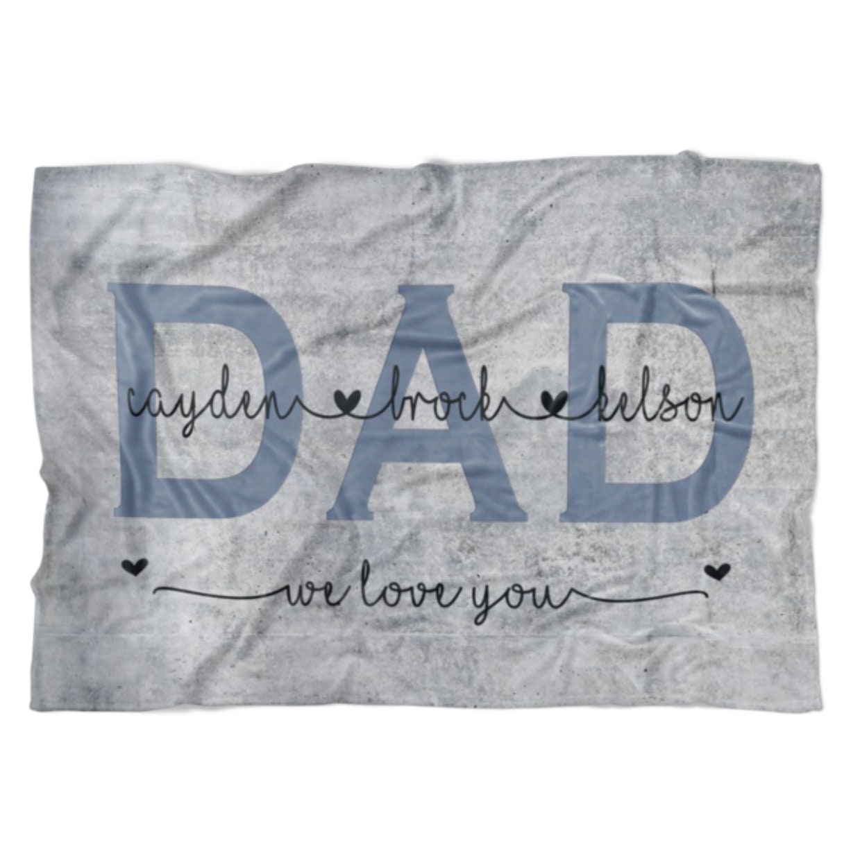 Dad Blanket Personalized Father's Day Gift For Dad Who Etsy