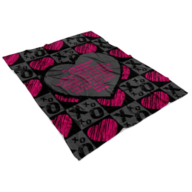 Daughter Blanket Daughter Gift From Mom Personalized Blanket Etsy UK