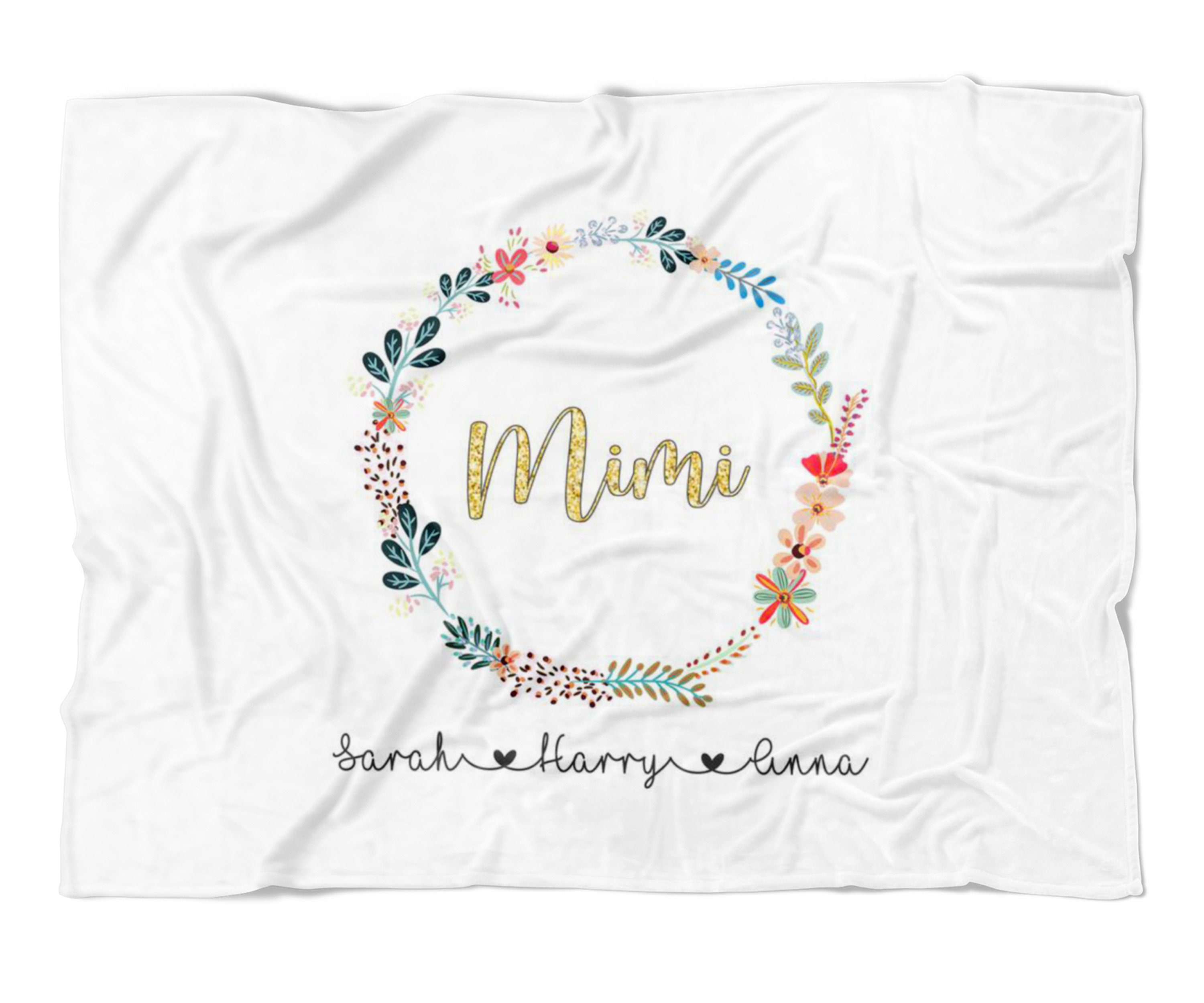 Mimi Blanket Personalized Blanket for Adults Grammy Gifts Etsy UK