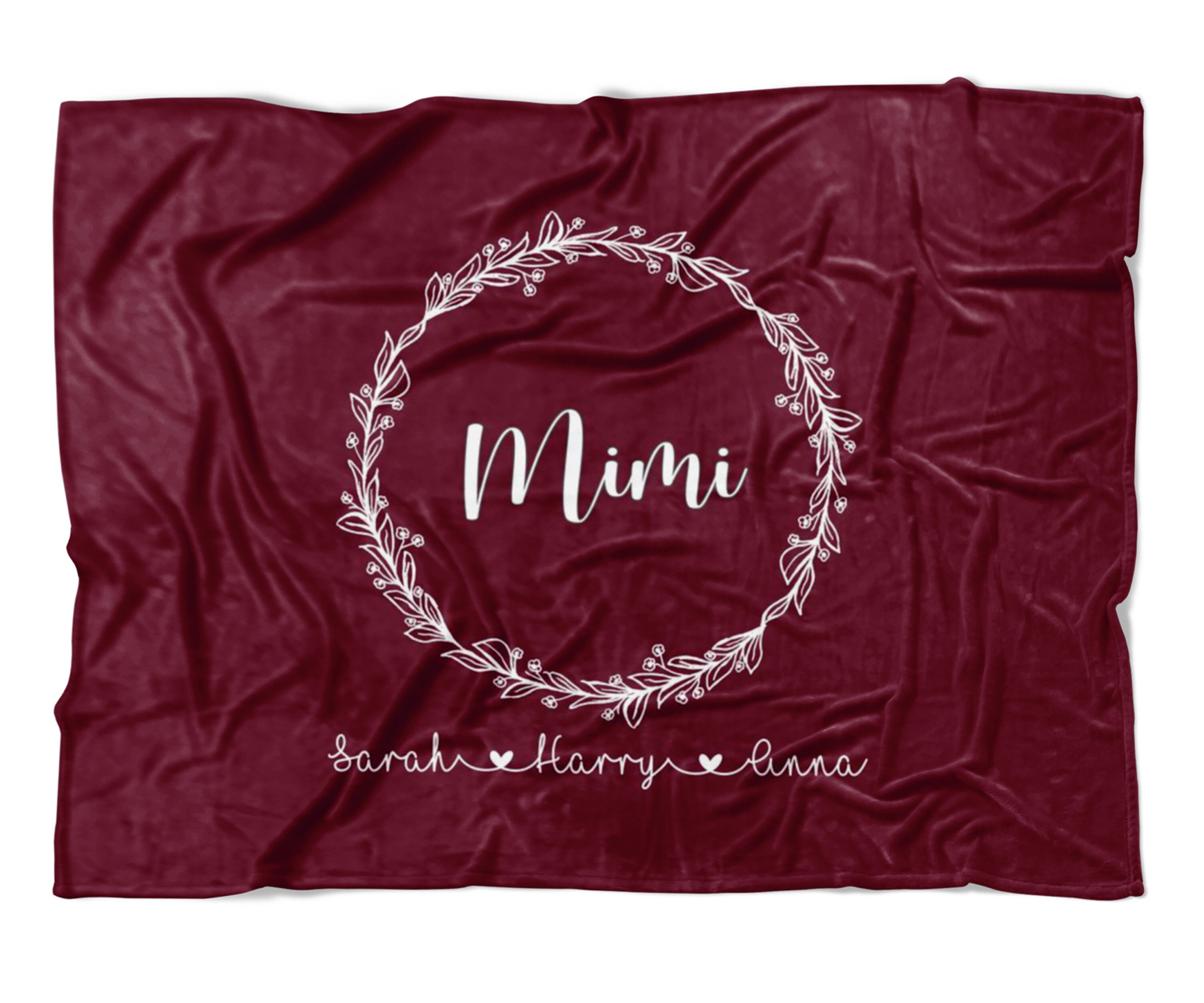 Mimi Blanket Personalized Blanket for Adults Grammy Gifts Etsy UK