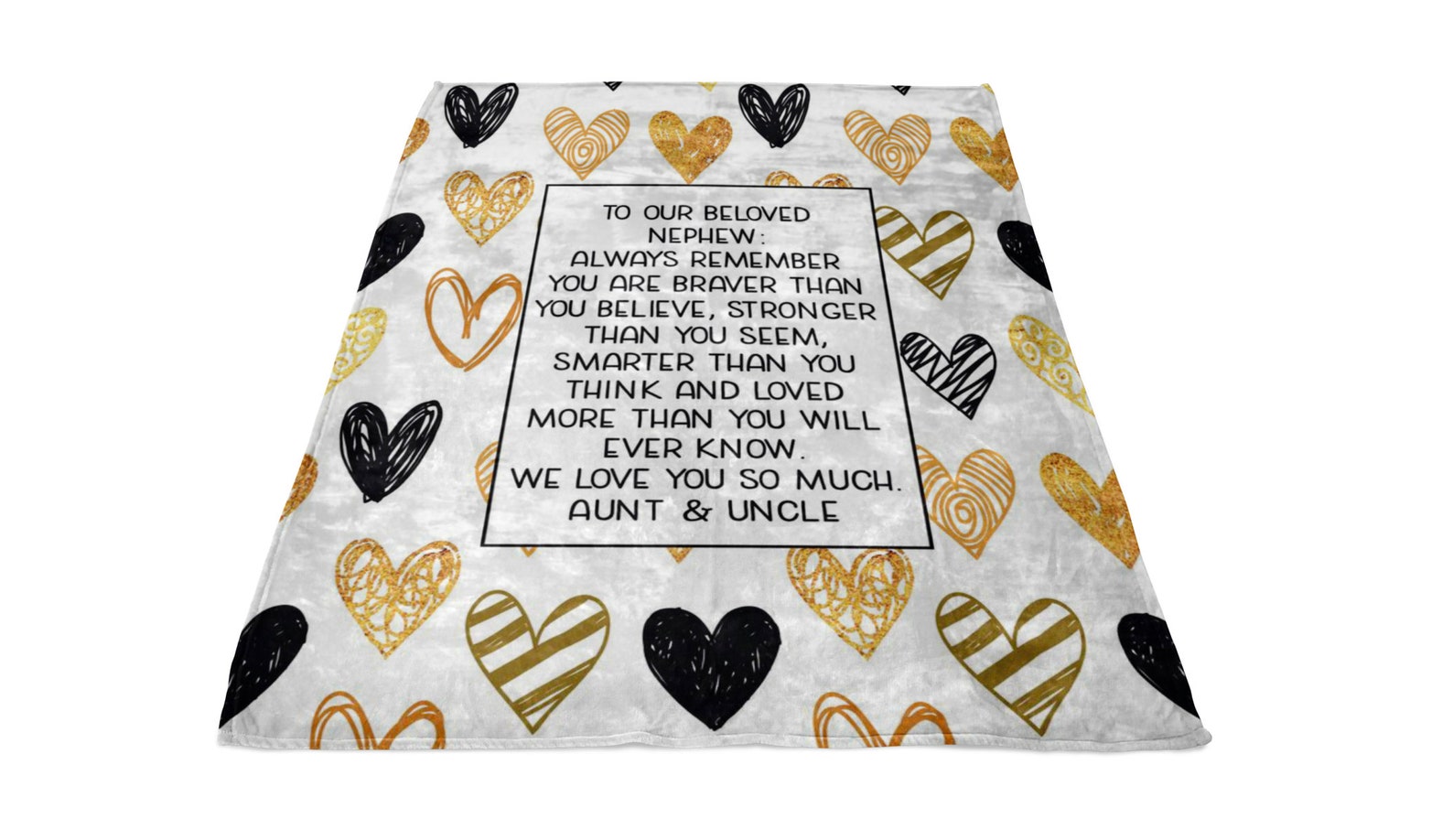 Nephew Blanket Nephew Gift From Aunt and Uncle Always Etsy