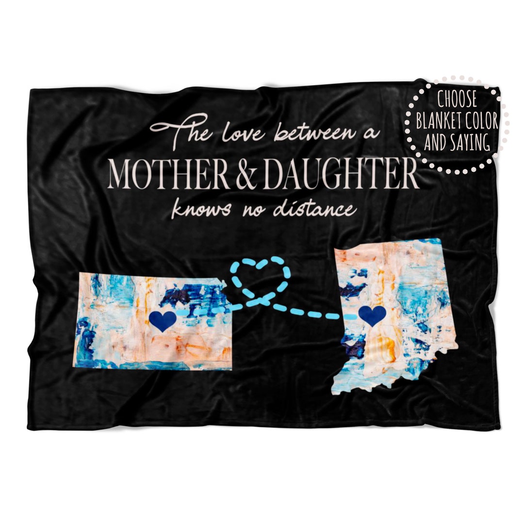 Daughter Gift From Mom, Daughter Blanket, Personalized Blanket for