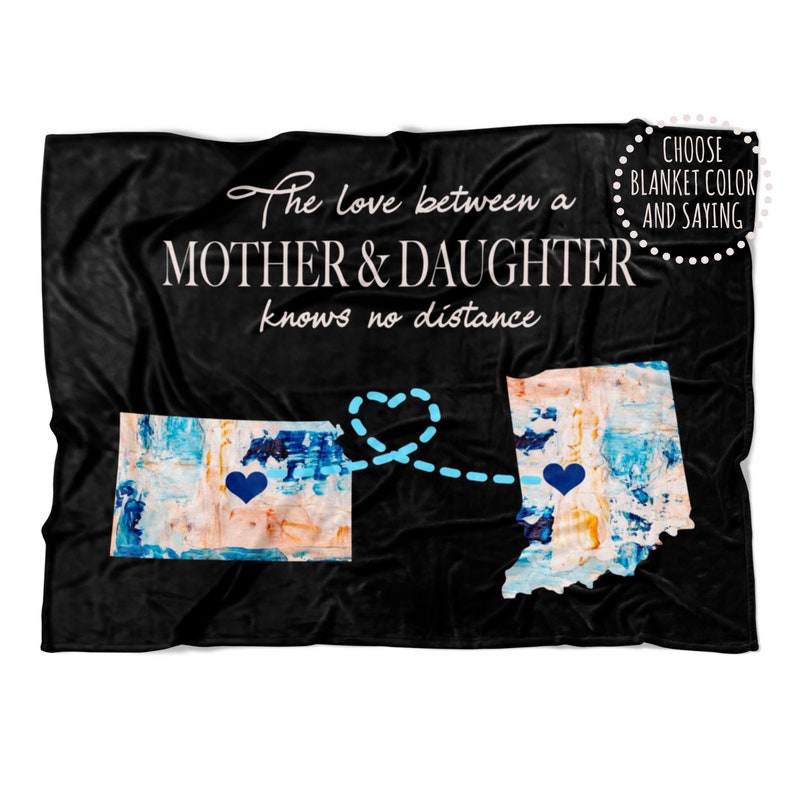 Daughter Gift From Mom Daughter Blanket Personalized Blanket Etsy