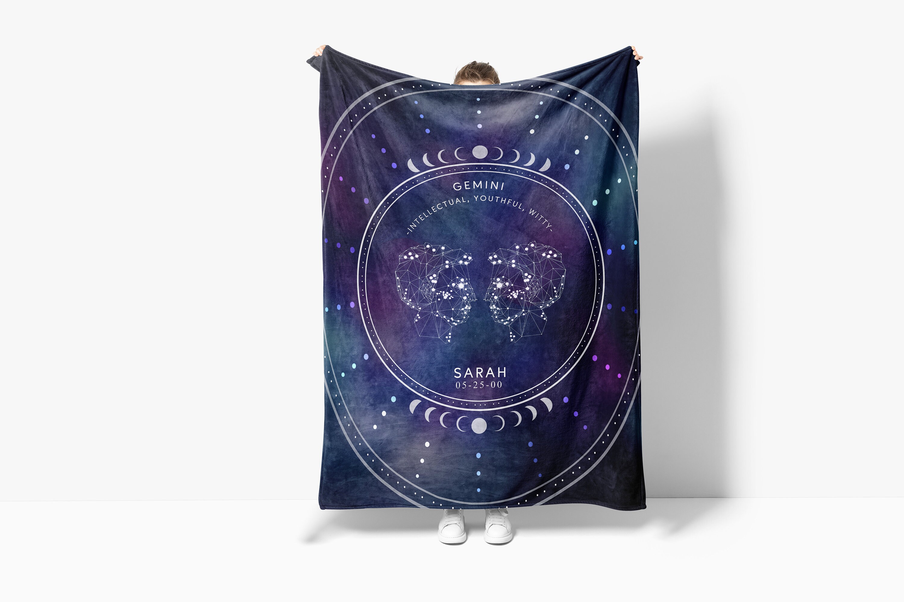 Horoscope Blanket Astrology Gifts Gemini Zodiac Blanket May Etsy UK