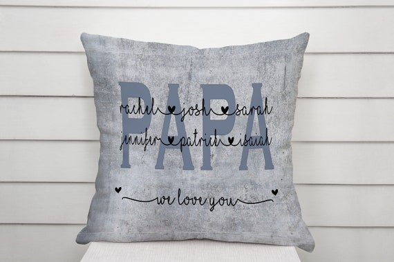 Pillowcases Grandpa Color Your Own Grampy Or Pappy Gift Grandparents Day Pillowcase His Pillow Father S Day Gift For Grandpa Home Living