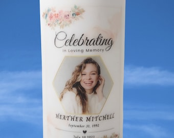 Memorial Gift, Personalized Memorial Candle, Comforting Sympathy Gift for Loss of Loved One Gift