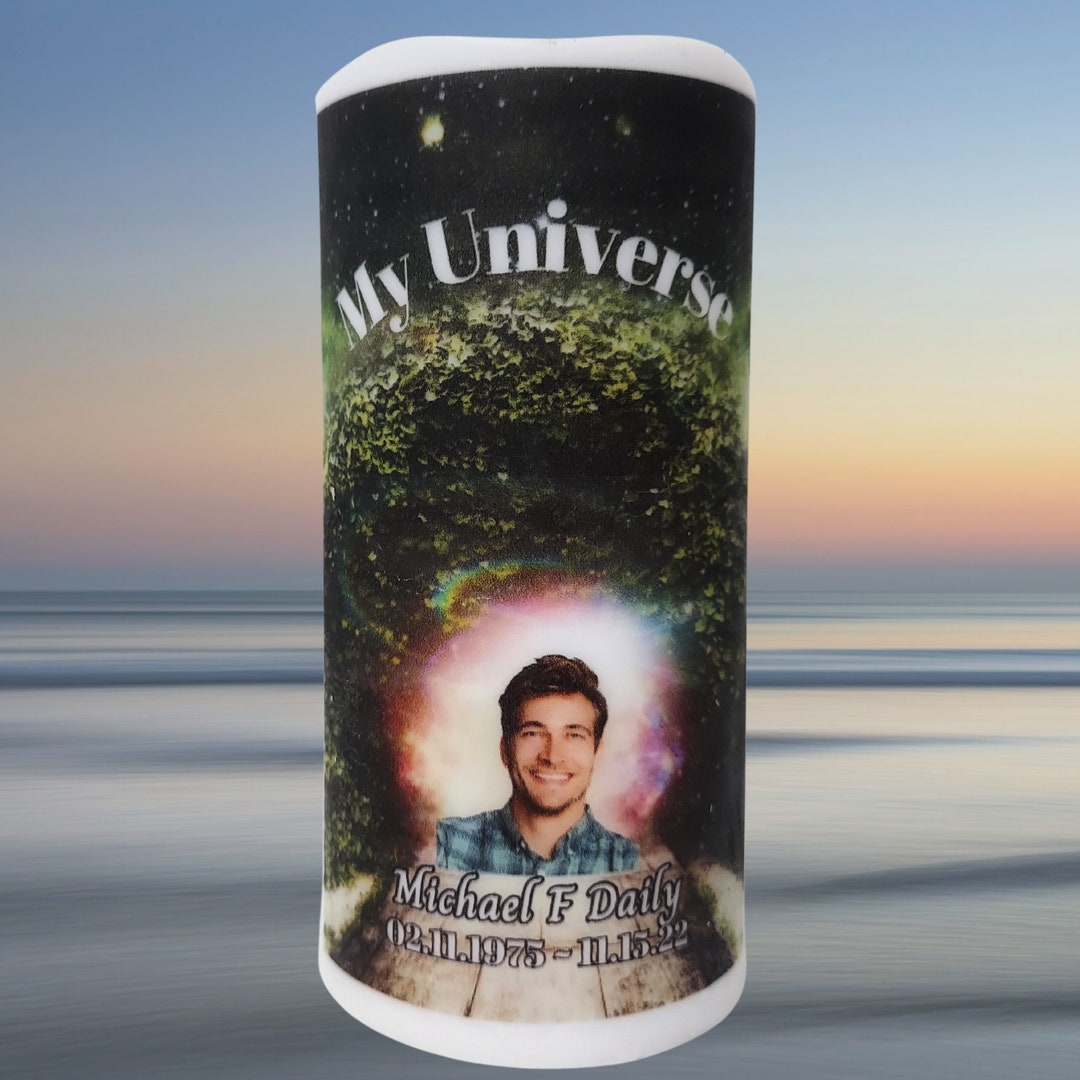 Personalized LED Candle Celebration of Life Funeral Candle Etsy
