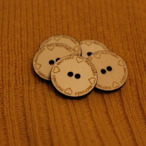 Product tags,personalized wooden buttons for knitted and crocheted items,Custom Wooden buttons,labels for products,wooden tags,Custom Tags