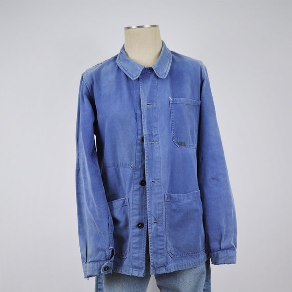 Vintage French Blue Chore Jacket | 1960s