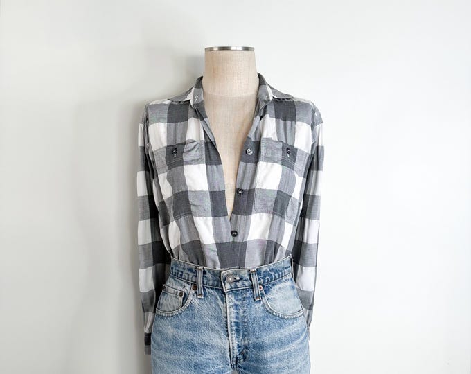 Vintage Buffalo Check Button Up