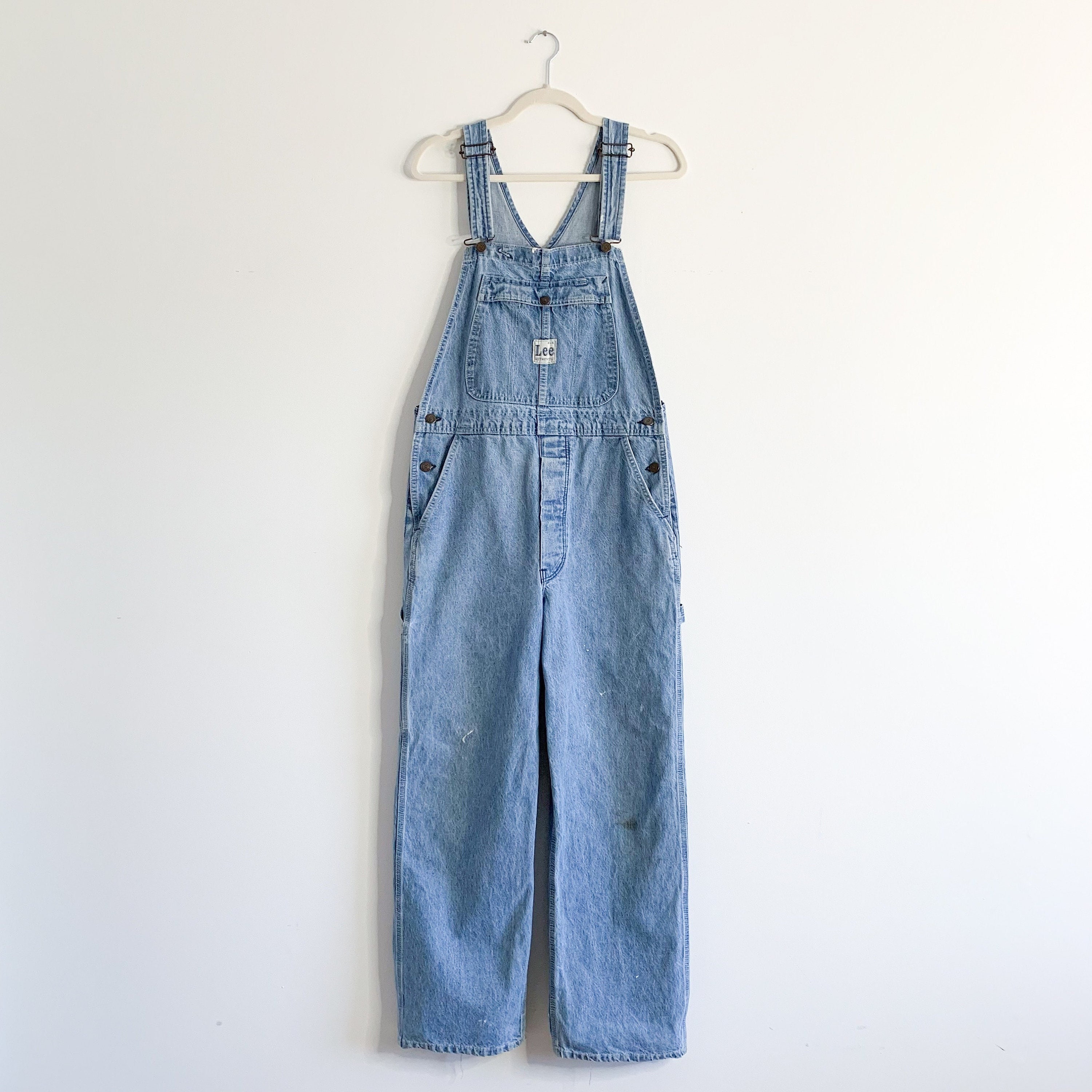 Light Denim Lee Overalls