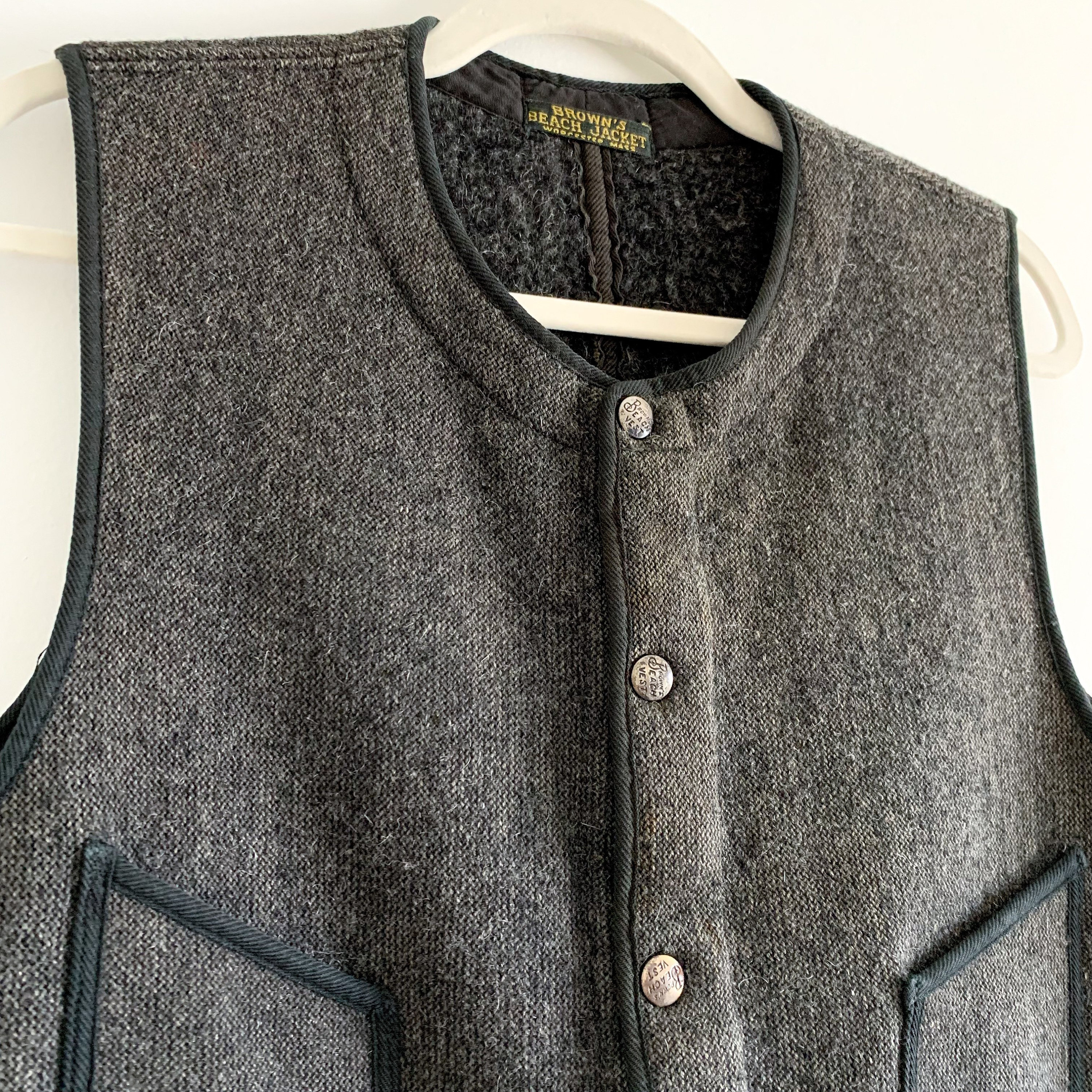 1940's Brown's Beach Vest 1940's Brown's Beach Vest