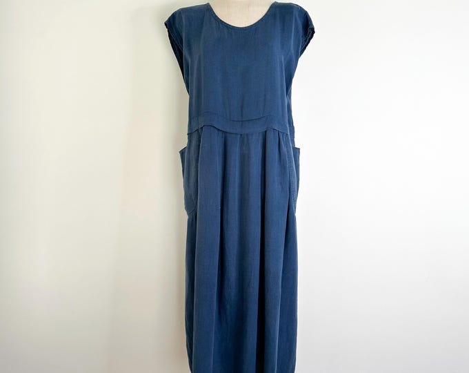 Vintage FLAX Linen Market Dress