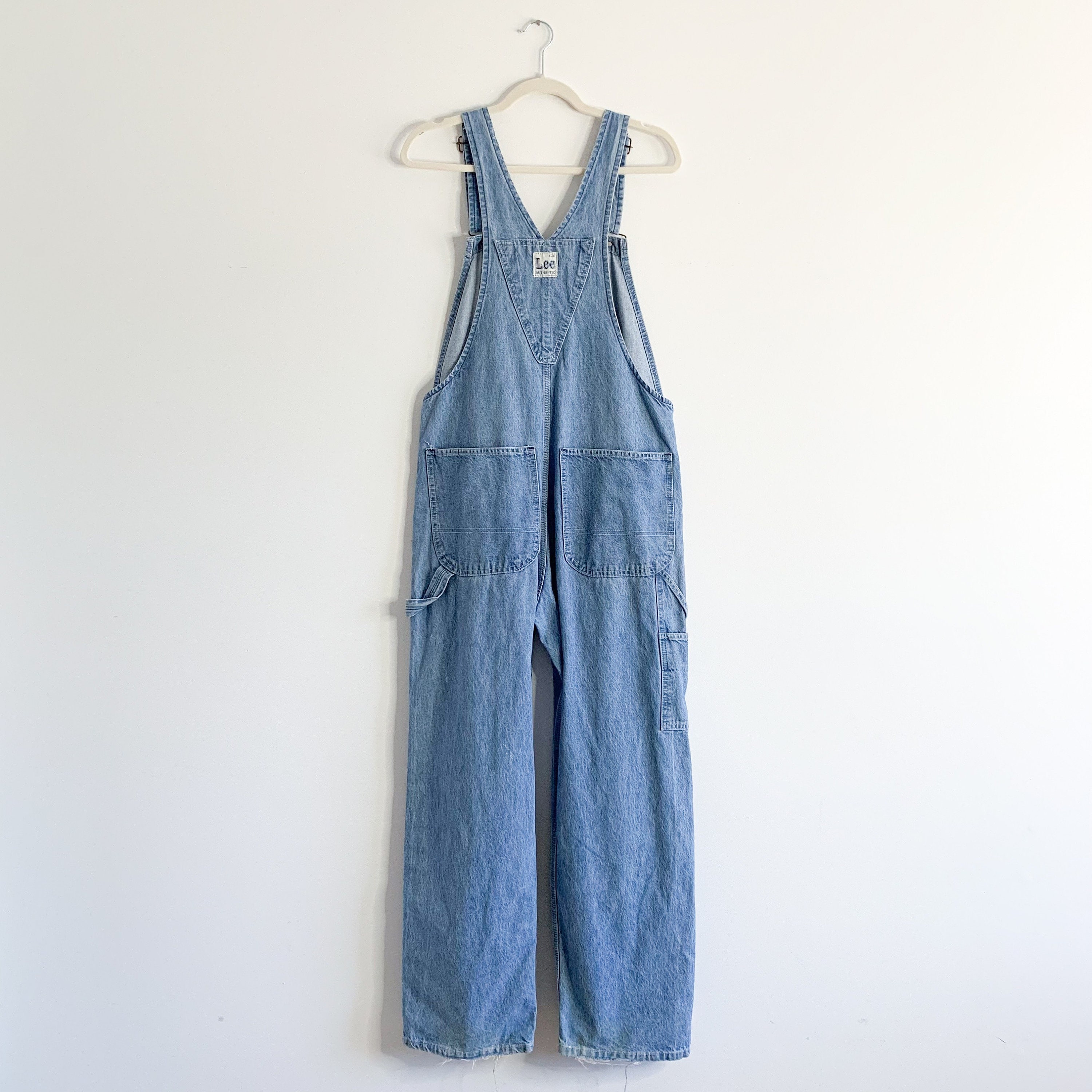 Vintage Light Denim Lee Overalls 100% Cotton Late 70s - Etsy