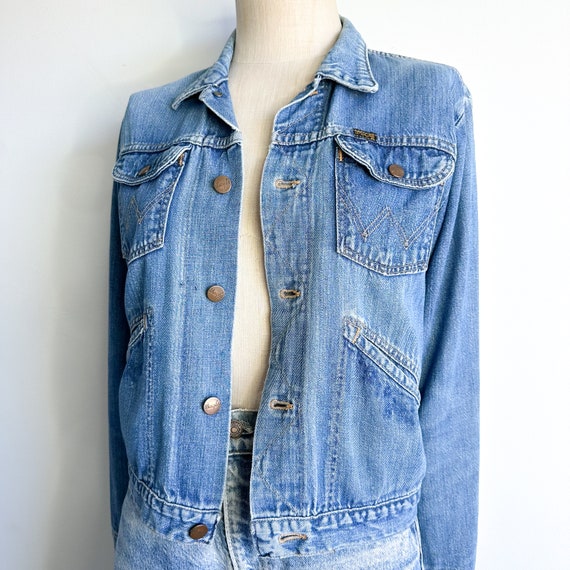 Vintage Wrangler Selvedge Denim Jacket - image 9