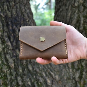 Womens wallet, Small womens wallet, Minimal womens wallet, Coin purse,  Leather purse,  for womens Leather, gift for her