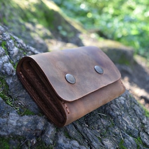 Womens wallet, Small womens wallet, Minimal womens wallet, Coin purse,  Leather purse,  for womens Leather, gift for her