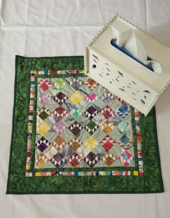 Bali Batik Quilted Table Topper