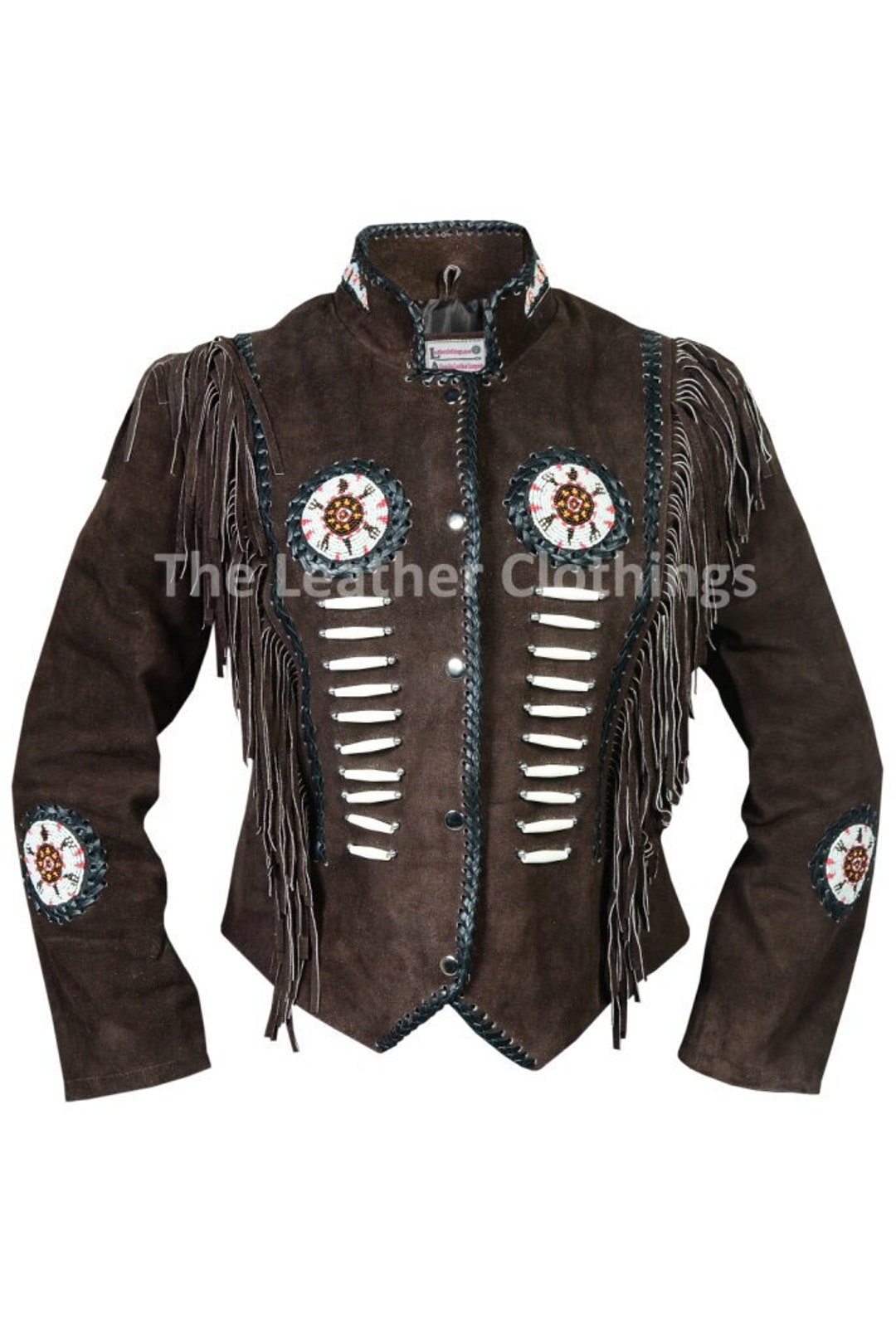 Women Western Jacket Military Style Dark Brown Cowgirl Suede - Etsy Canada