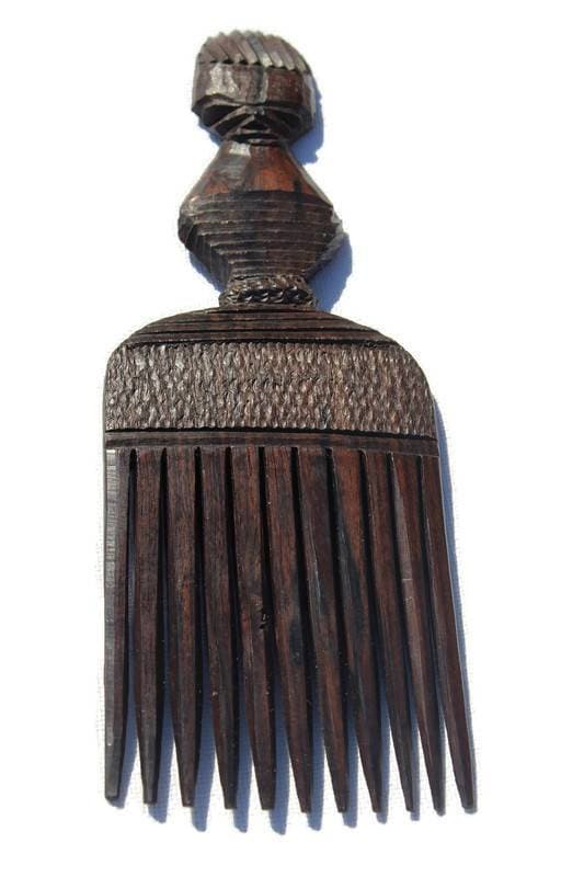 Hand Carved Afro Pick - Etsy display picture 2