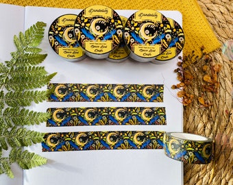 Dandelion Washi Tape Cute Washi Tape Autumn Washi Tape  Flower Washi Tape Scrapbook Decoration for Journal Tape Easy Tear Paper Tape