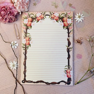 Carta da lettere color pesca A5 To-Do - Blocco note formato carta da lettera - Agenda To do - 50-49 fogli a strappo - Blocco note primaverile A5 Agenda estiva Arancione