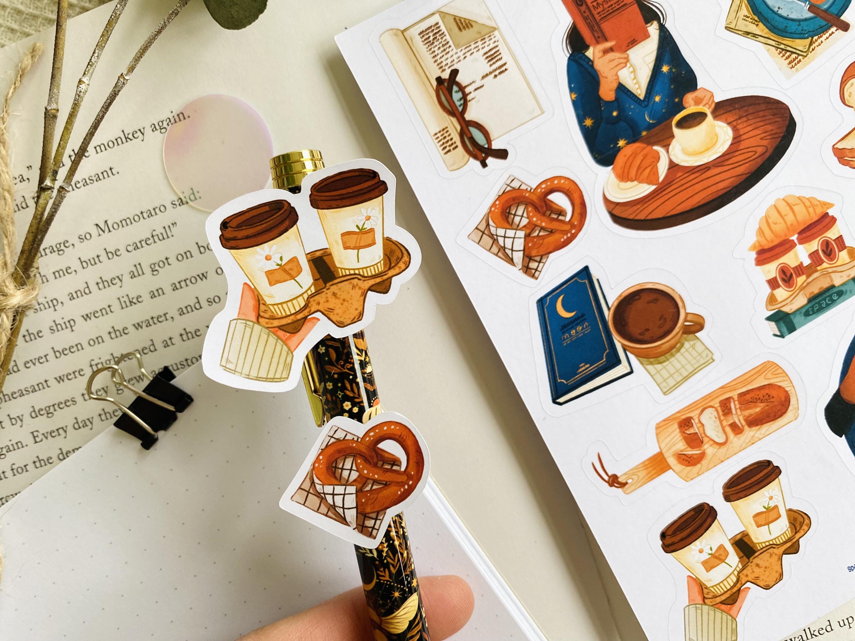 Sticker Sheet Coffee Time Journaling Planner Sticker Cozy Scrapbook ...