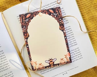 Queen Bee Notizblock A6 To-Do Liste- Blumenplaner - Lebensmittelliste - To do liste - Schreibtischunterlage für Notizen - Scrapbooking Notizblock - Lehrer