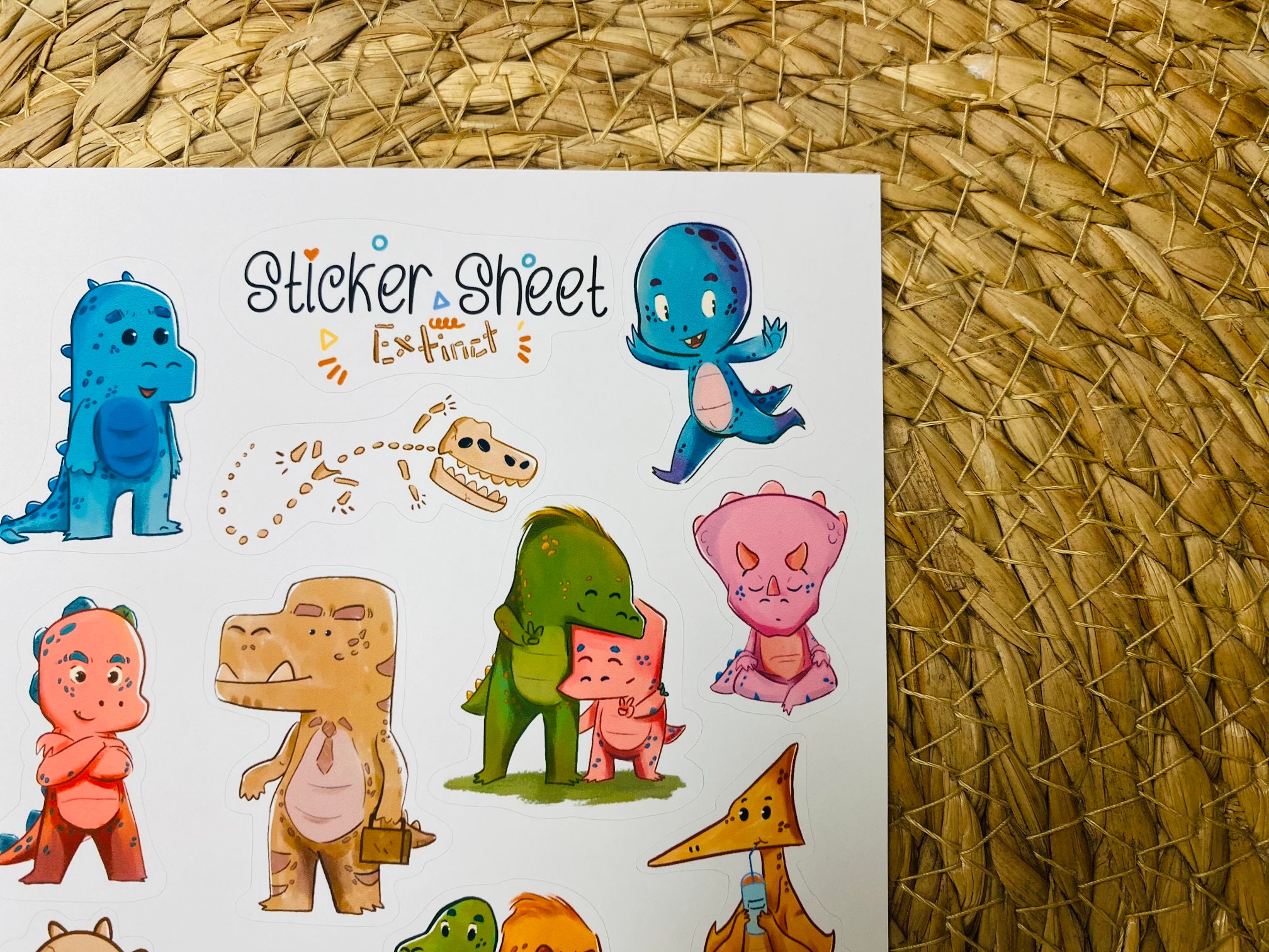 Exticnt Sticker Sticker Sheet - Extinct - Journal Stickers - Planner Stickers ...