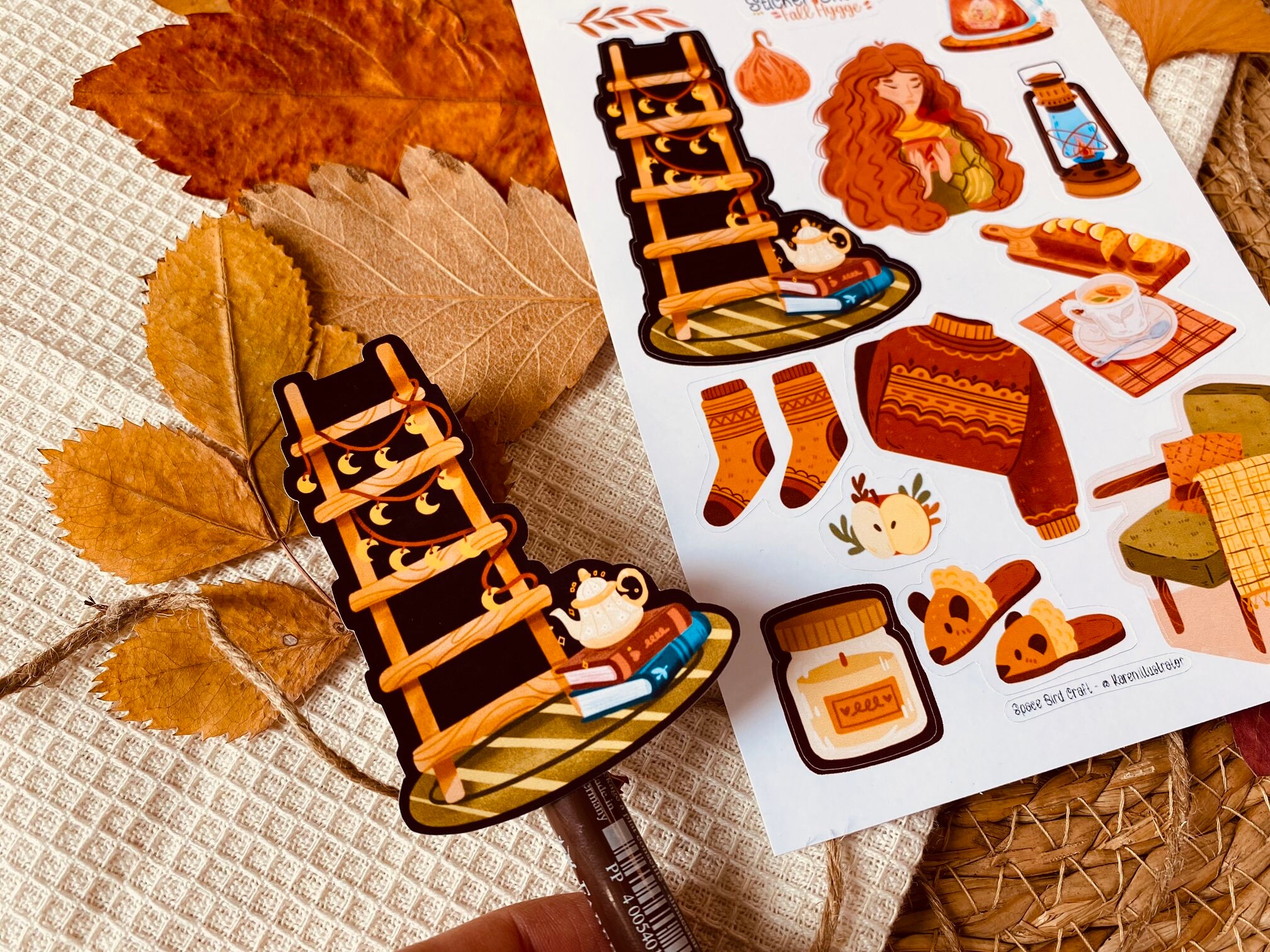 Sticker Sheet - Fall Hygge - Journal Stickers - Planner Sticker ...