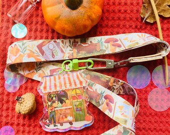 Llavero con forma de calabaza, llavero holográfico, accesorios para llaves, llavero/accesorio para mochila, llavero holográfico de doble cara con dije acrílico