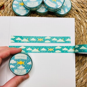 Eclipse Washi Tape Niedliches Washi Tape Herbst Washi Tape Blume Washi Tape 10mx15mm Scrapbook Dekoration für Journal Tape Easy Tear Paper Tape