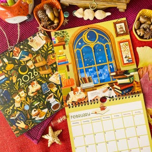 2026 Wandkalender Blumenkalender Quadratischer Planerkalender Dekorativer Wandkalender Gemütlicher Kalender mit Stift Perfektes Geschenk für neues Jahr