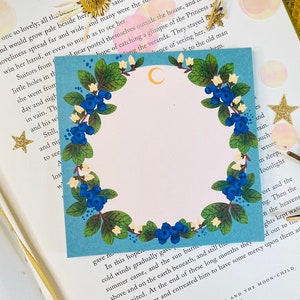 Mini notatnik Blueberry Memopad 50 arkuszy Notatnik - Lista rzeczy do zrobienia Notatnik - Lista zakupów - Notatnik nauczyciela Notatnik do scrapbookingu