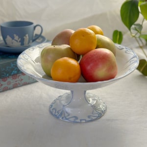Antique Creil et Montereau MODERNE Compote/Tazza FRANCE Art Nouveau