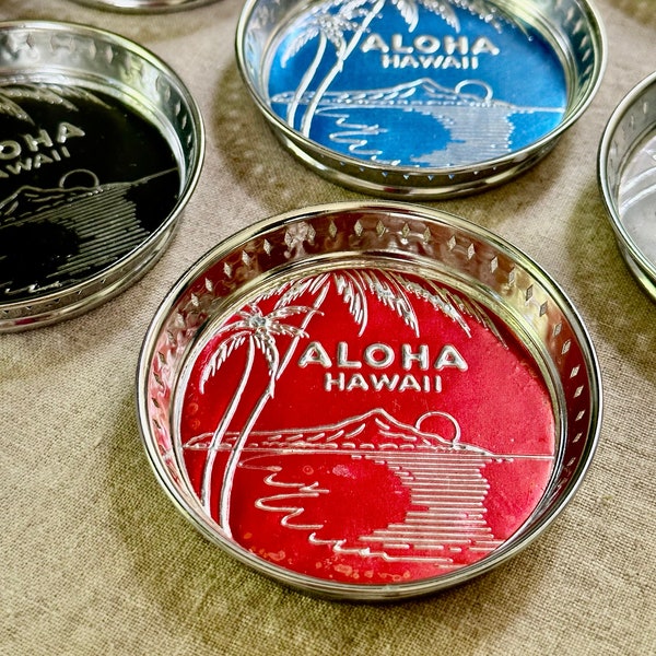 Aloha Coasters Etsy