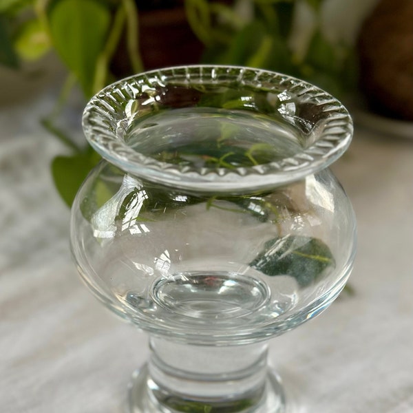 Glass Hurricane Candle Holder Etsy