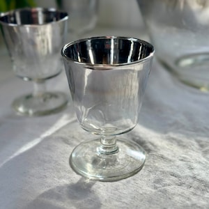 4 Vintage MCM Dorothy Thorpe Ombre Style Cocktail Glasses
