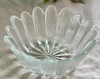 Vintage Glasschale von Holmegaard Denmark, Sidse Werner Design, SW Serie, Petals