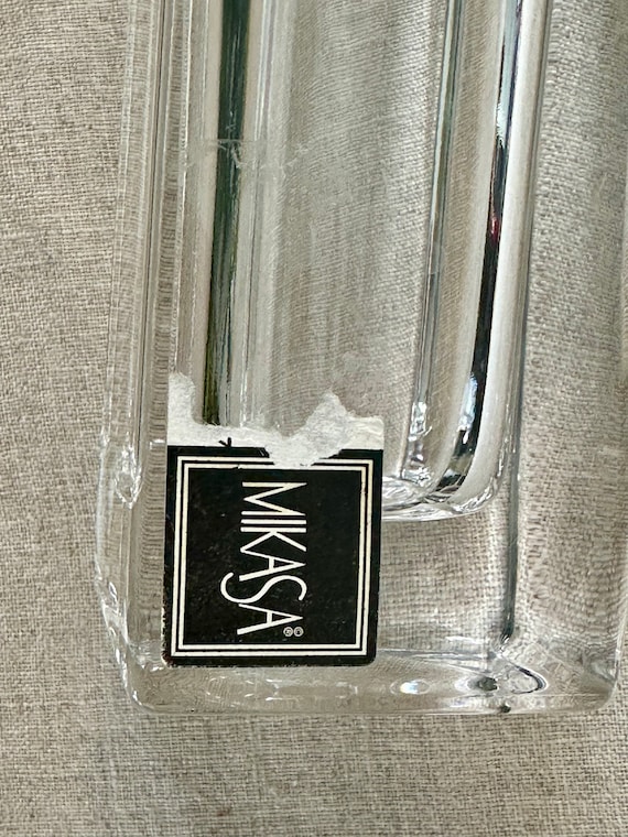 ヴィンテージ ミカサ クリスタル 8 インチ デコ フラワーベース