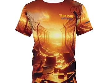 Camiseta unisex de corte y costura (AOP)