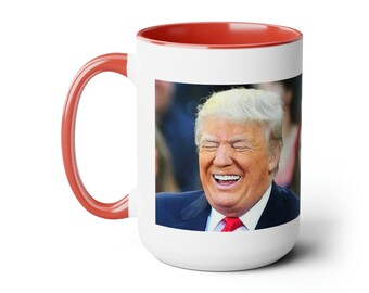 Two-Tone Coffee Mugs, 15oz