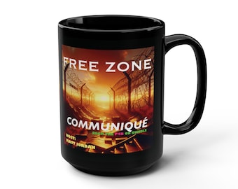 Taza negra, 15 oz