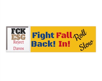 Revolt Bumper Sticker 1 / FCK ESG