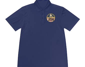Polo deportivo Navy 250 en colores negro, azul marino y Flight Deck
