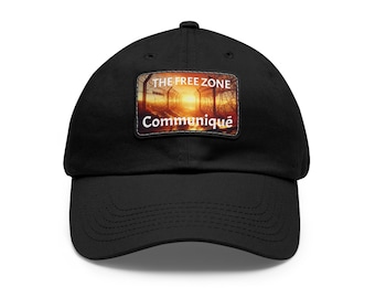Gorra de papá con parche de cuero (rectangular)