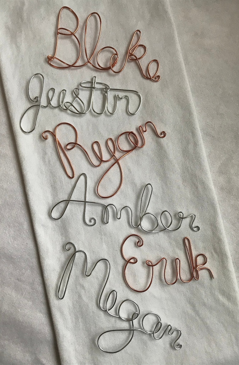 Handmade Wire Name - Etsy