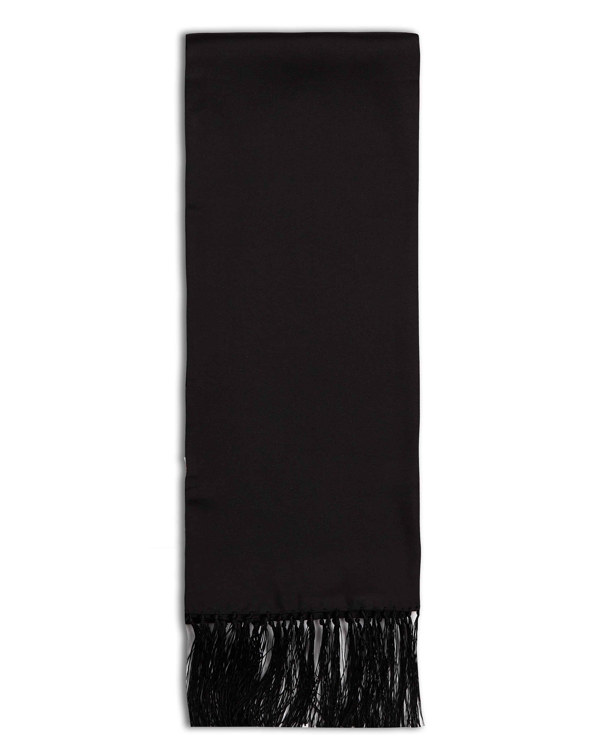 Men's Silk Aviator Scarf in Black the Air Black Aviator Etsy UK